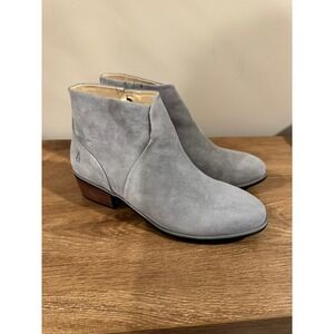 NEW Hush Puppies Mazin Cayto Grey Suede Ankle Boots HW06806-025 Womens 8